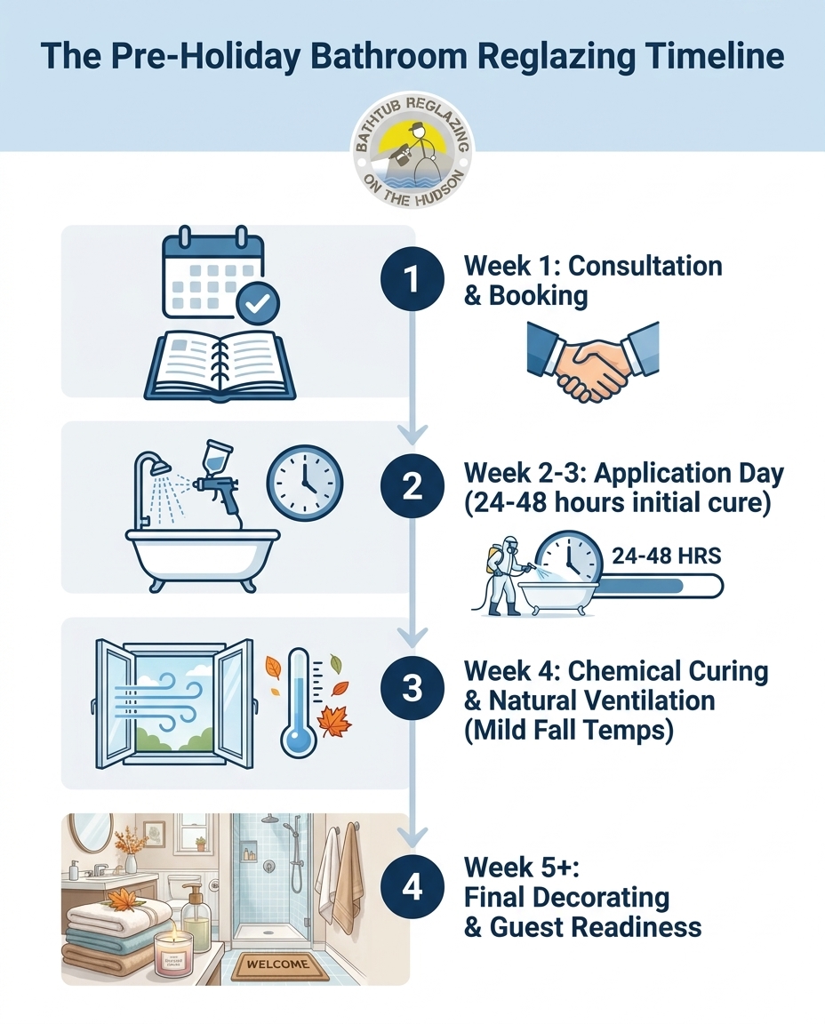 The Pre-Holiday Bathroom Reglazing Timeline