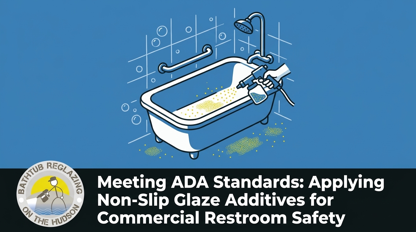 Applying Non-Slip Glaze Additives for Commercial Restroom Safety