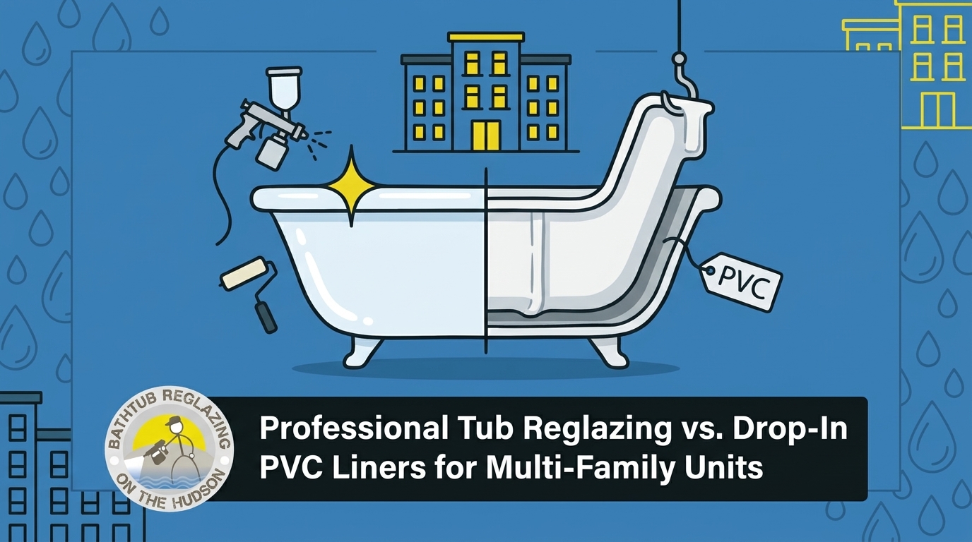Professional Tub Reglazing vs. Drop-In PVC Liners for Multi-Family Units