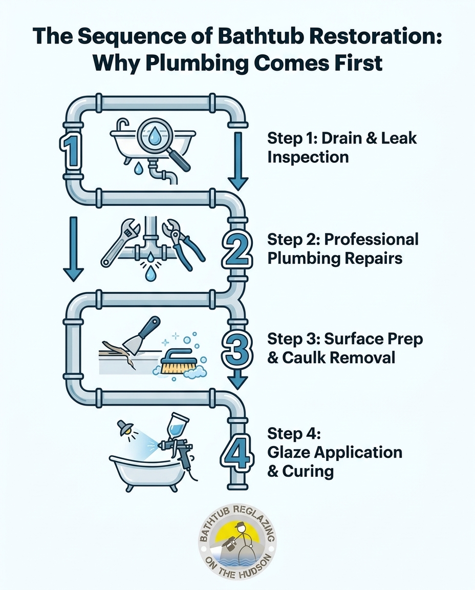 The Sequence of Bathtub Restoration: Why Plumbing Comes First