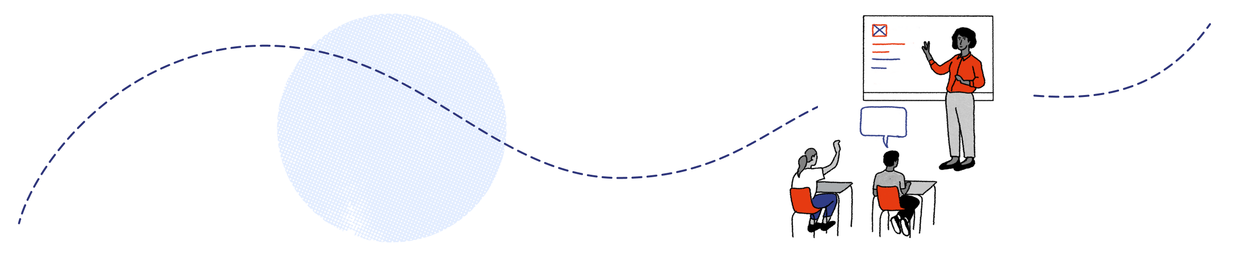 Illustration picture describing the "3.4 How to run a voter registration drive" module