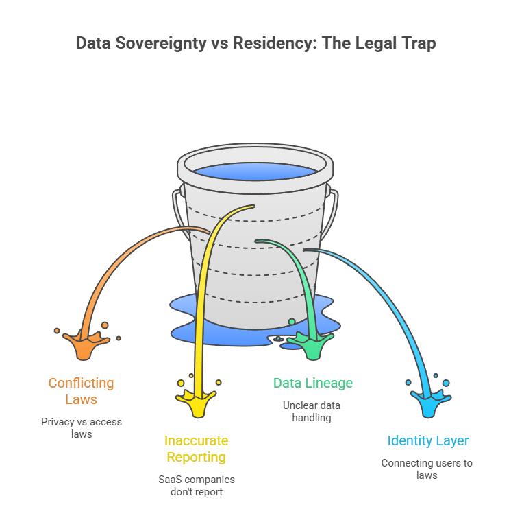 This image depicts data sovereignty  fundamentals