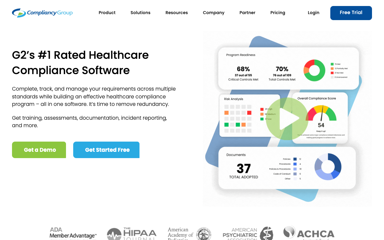 Compliancy Group homepage