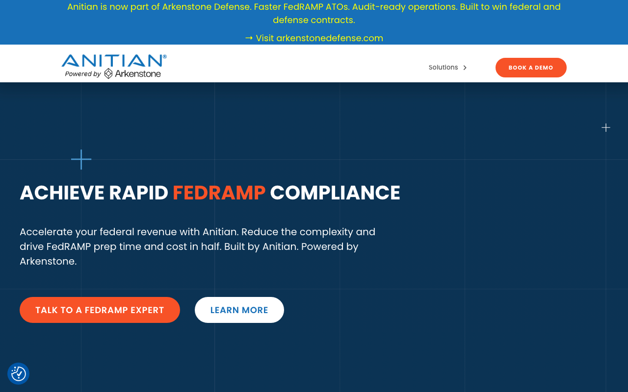 Anitian homepage