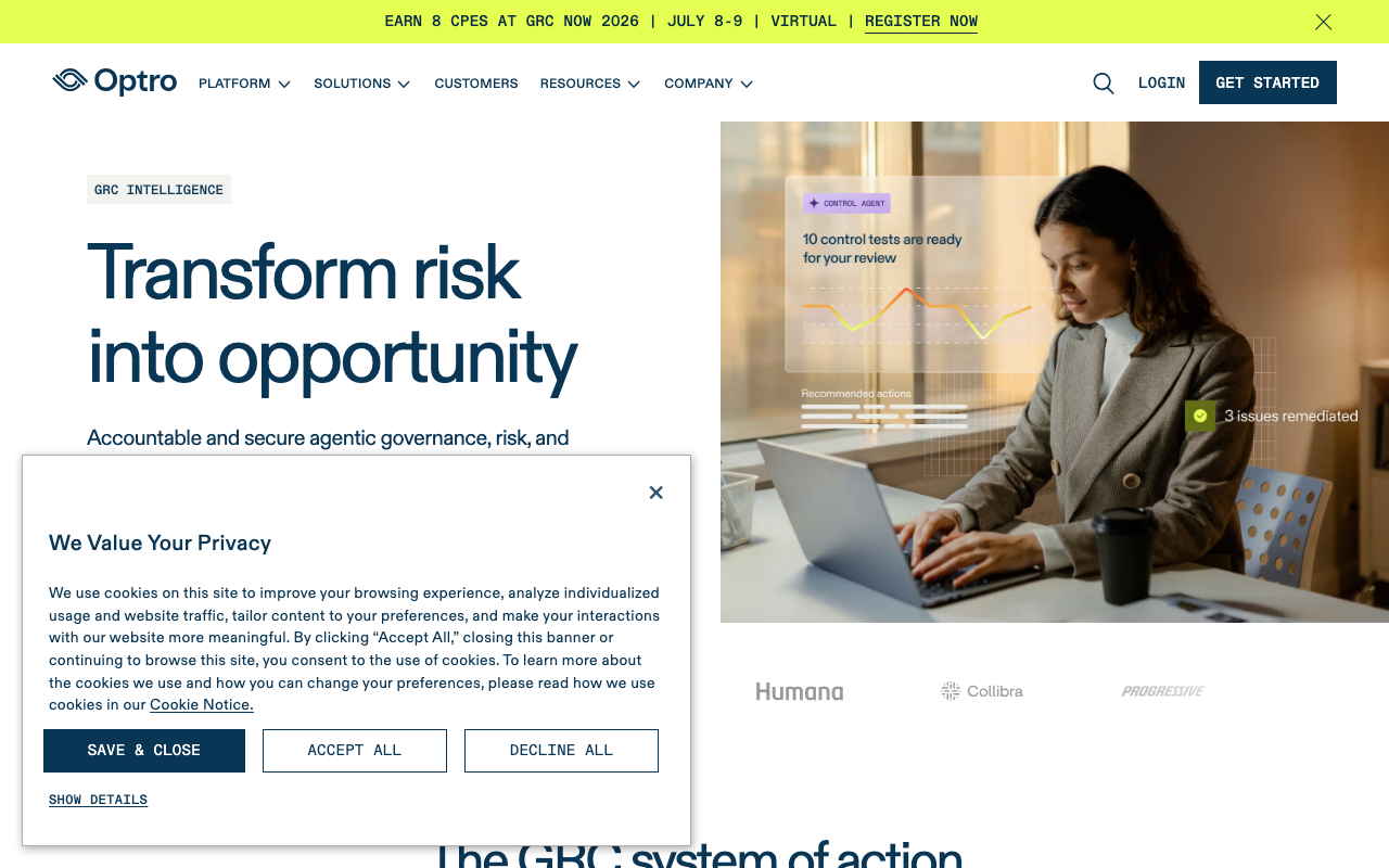 AuditBoard homepage