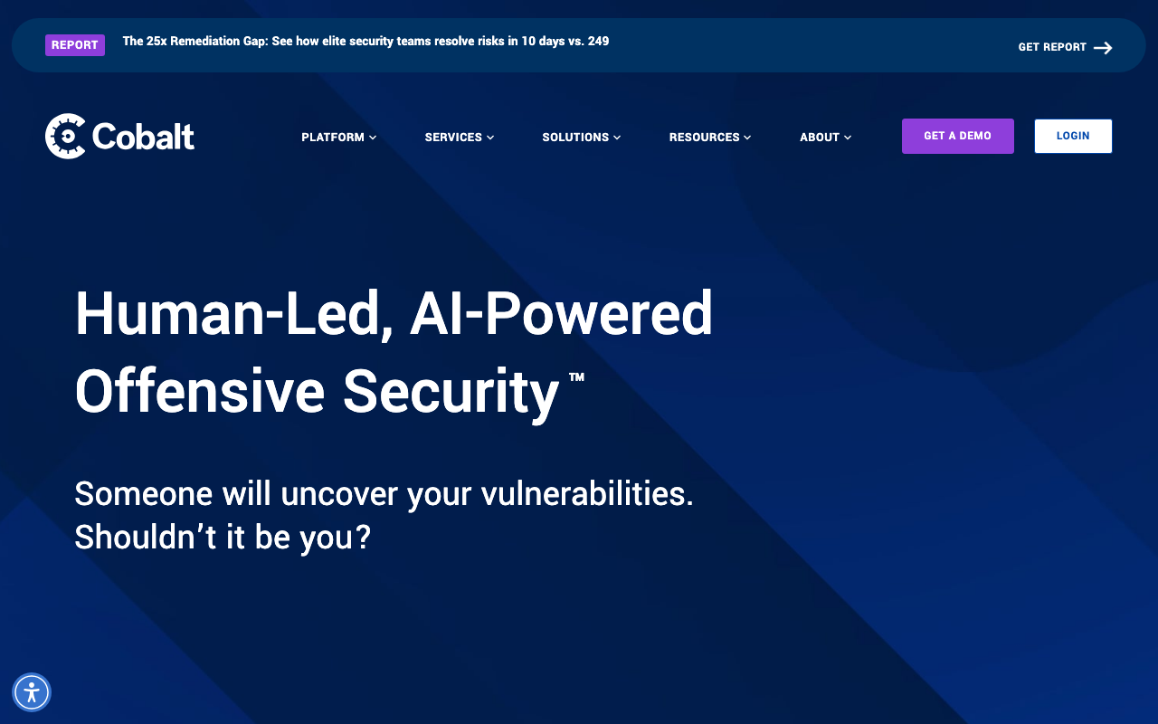 Cobalt homepage