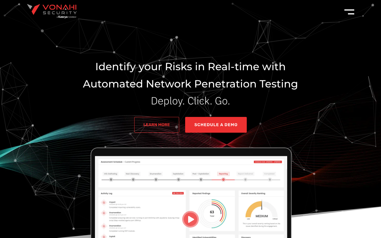 vPenTest (Vonahi Security) homepage