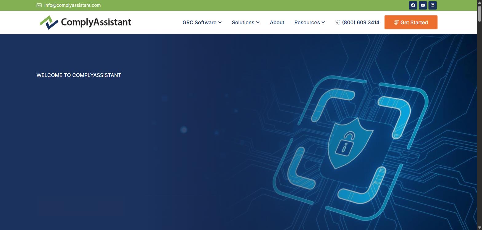 ComplyAssistant homepage