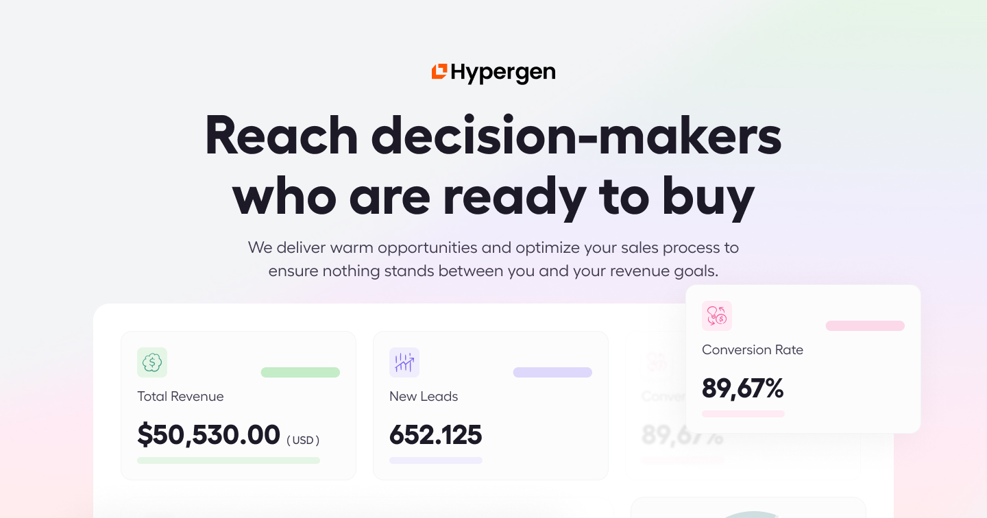 B2B Lead Generation Company | Hypergen – Drive More Sales