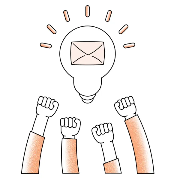 An illustration symbolizing cooperativeness.