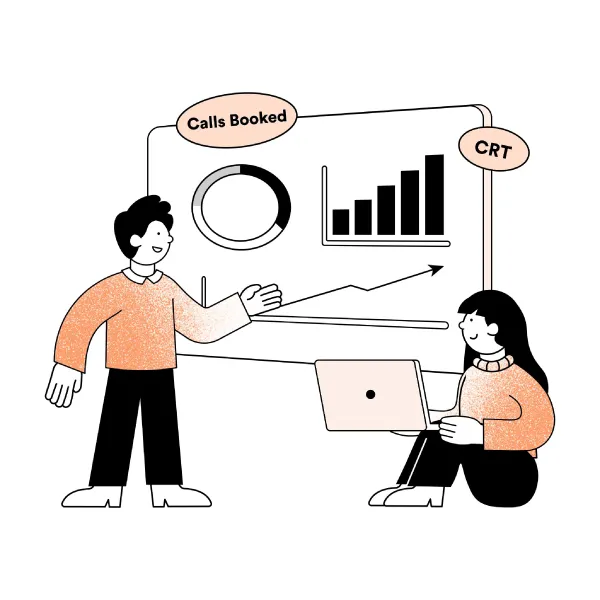 An illustration depicting performance check-ins.