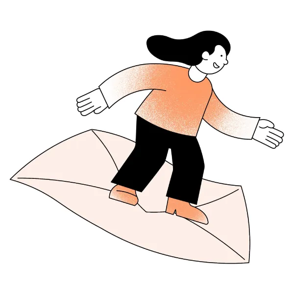 An illustration symbolizing excitement.