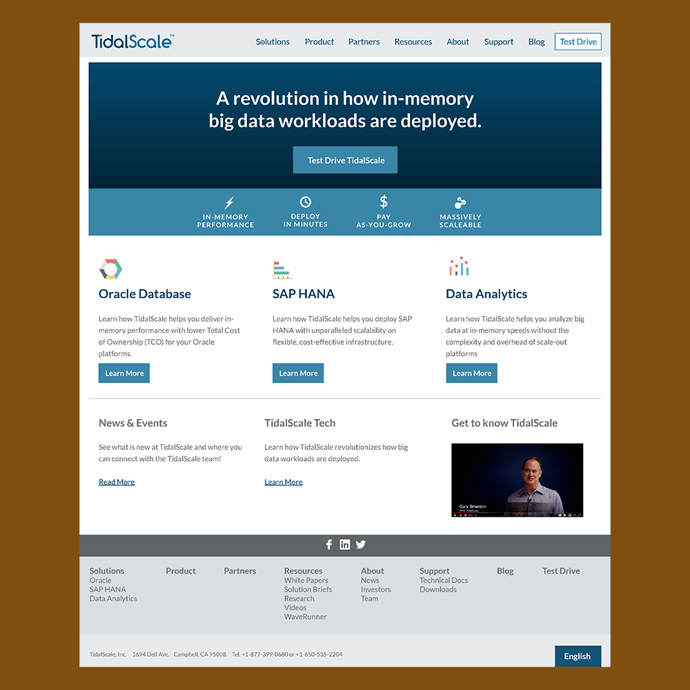 tidalscale website