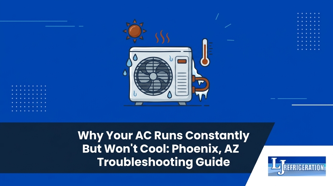 Why Your AC Runs Constantly But Won't Cool: Phoenix, AZ Troubleshooting Guide