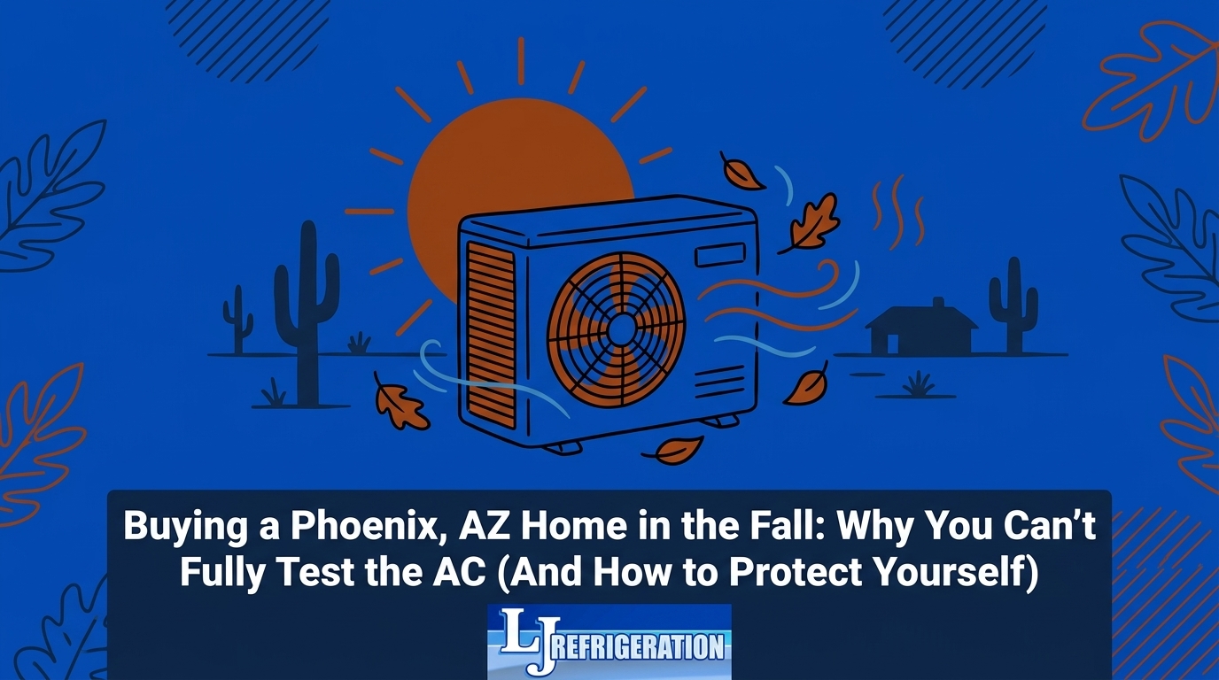 Buying a Phoenix Home in the Fall: Why You Can't Fully Test the AC (And How to Protect Yourself)