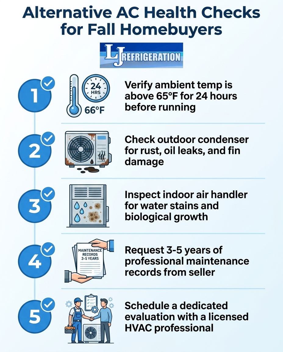 Alternative AC Health Checks for Fall Homebuyers