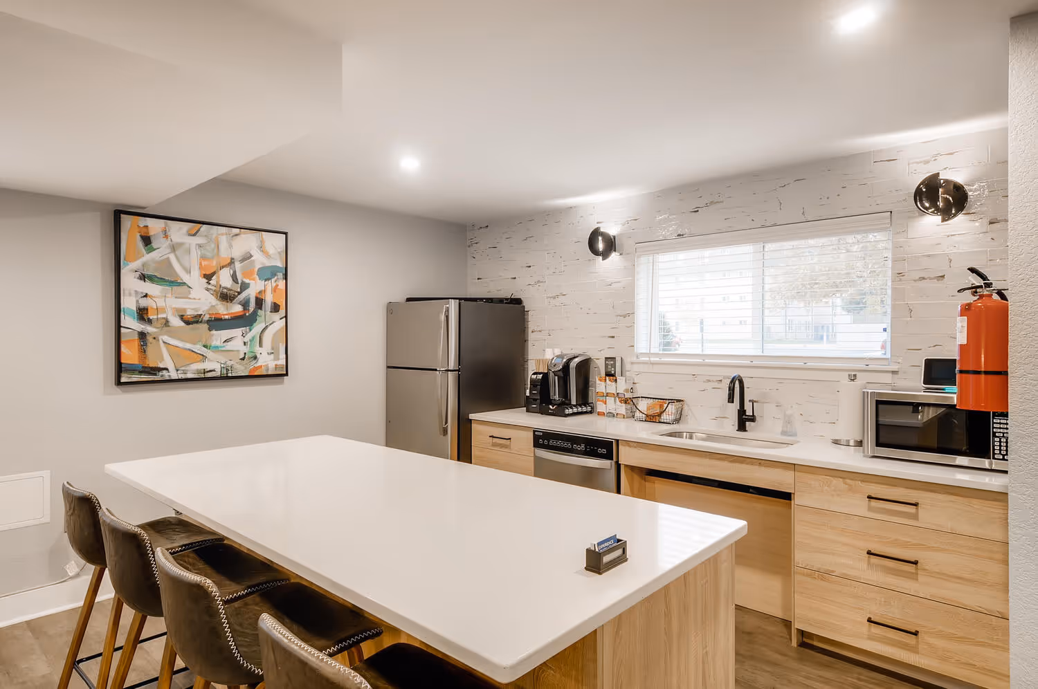 front of leasing office