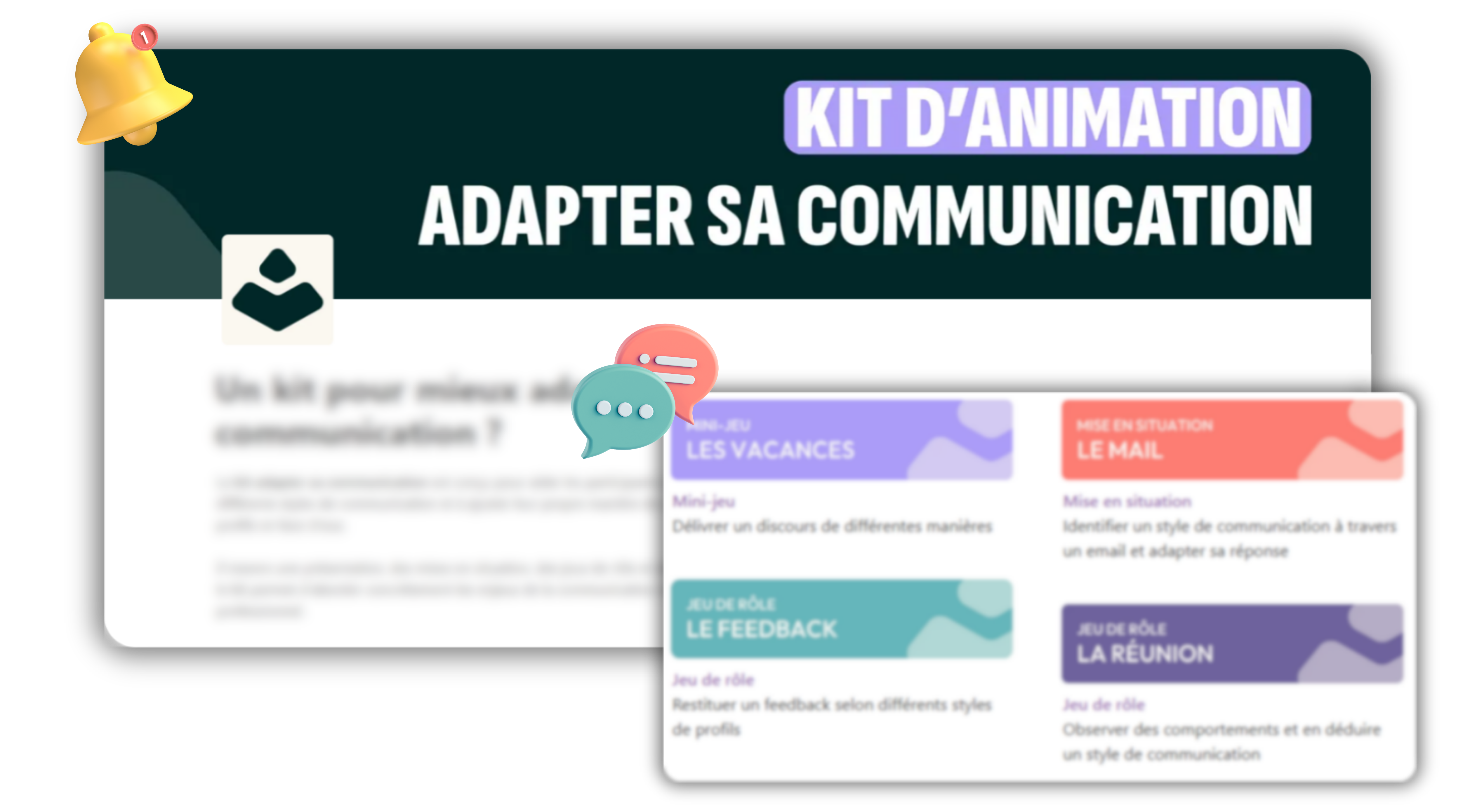 Kit d'animation adapter sa Communication