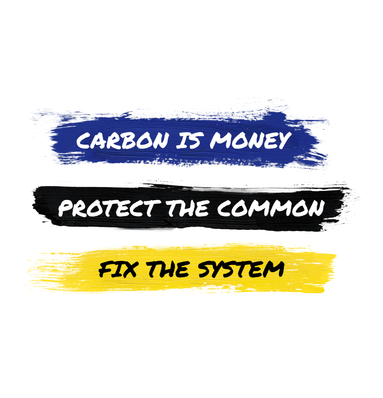 Toco's mission writting in sharpie and highlighted with colours