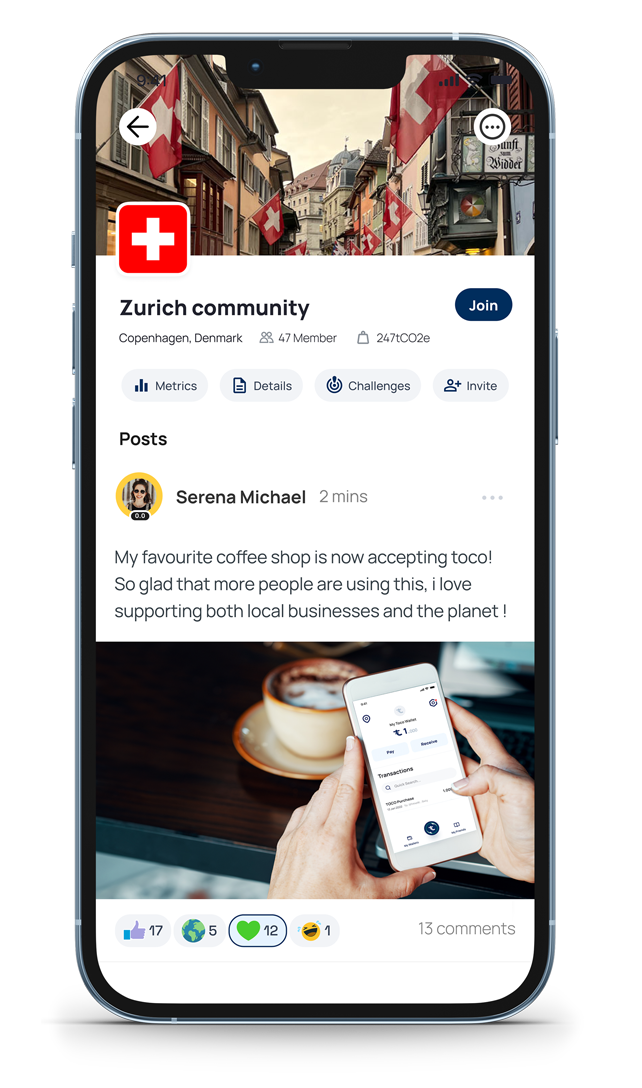 Zurich climate community app