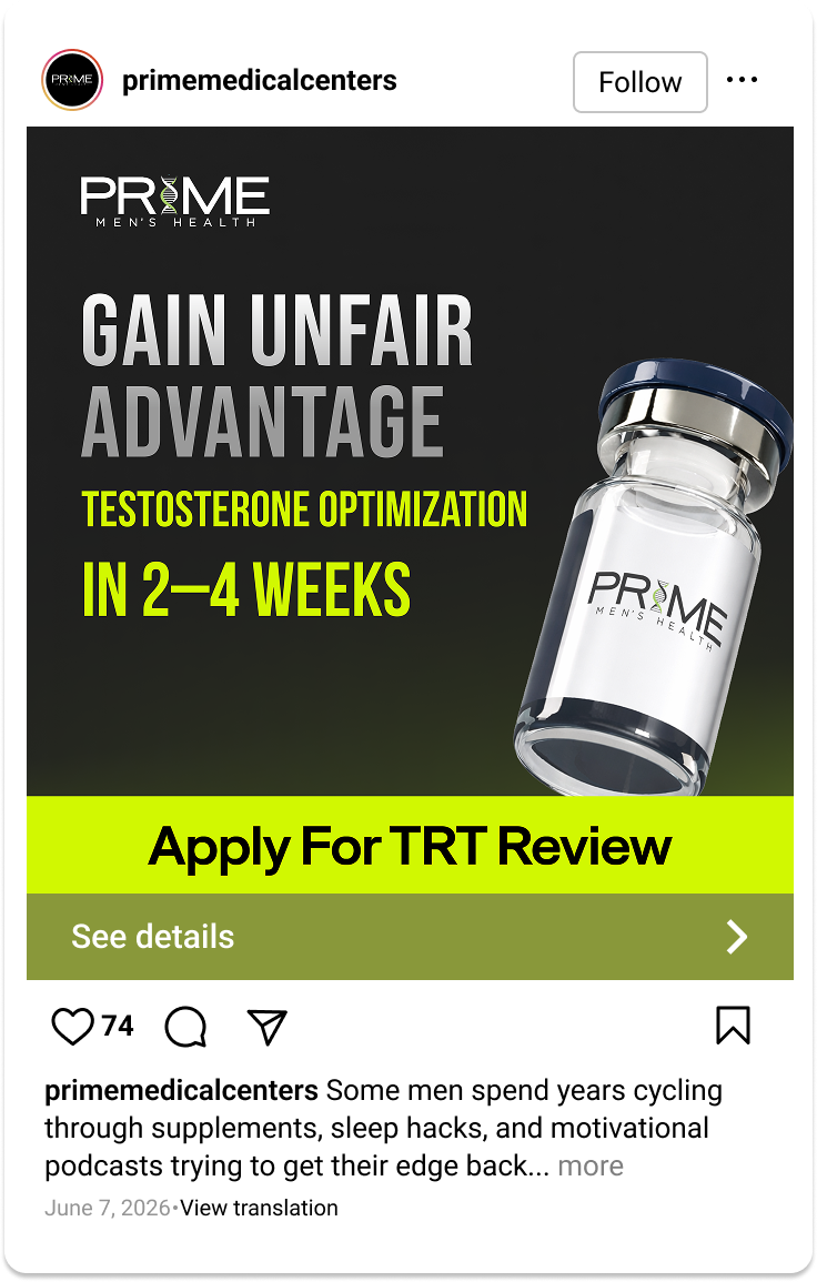 facebook ad on an iphone