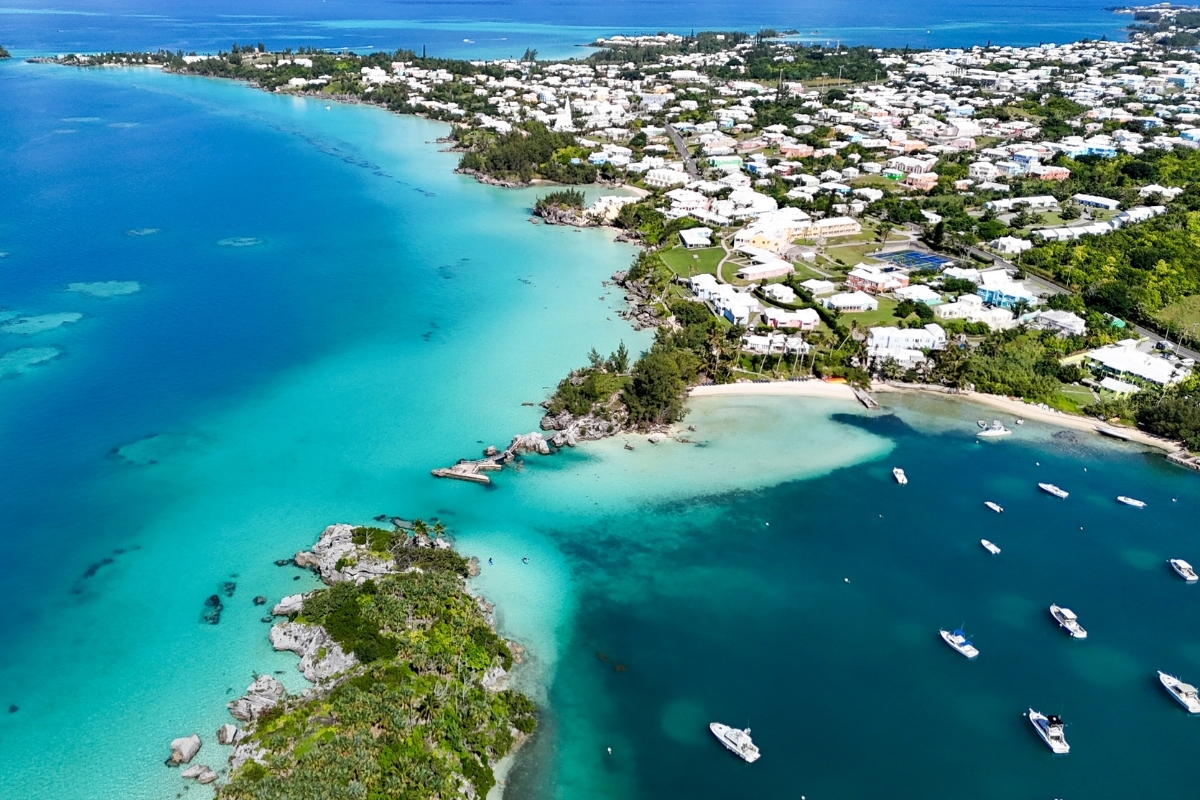 Shot of Ely's Harbour, Bermuda, where many lawyers from Commonwealth countries such as Canada, UK, Australia and Ireland relocate to for offshore legal careers