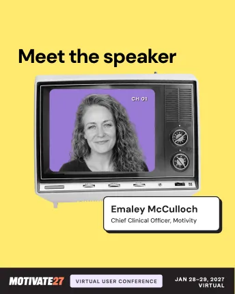 Meet the speaker yellow TV post