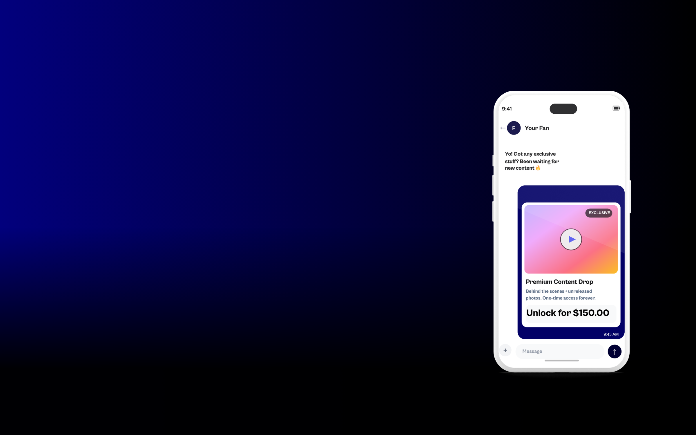 Content creator using Fangate