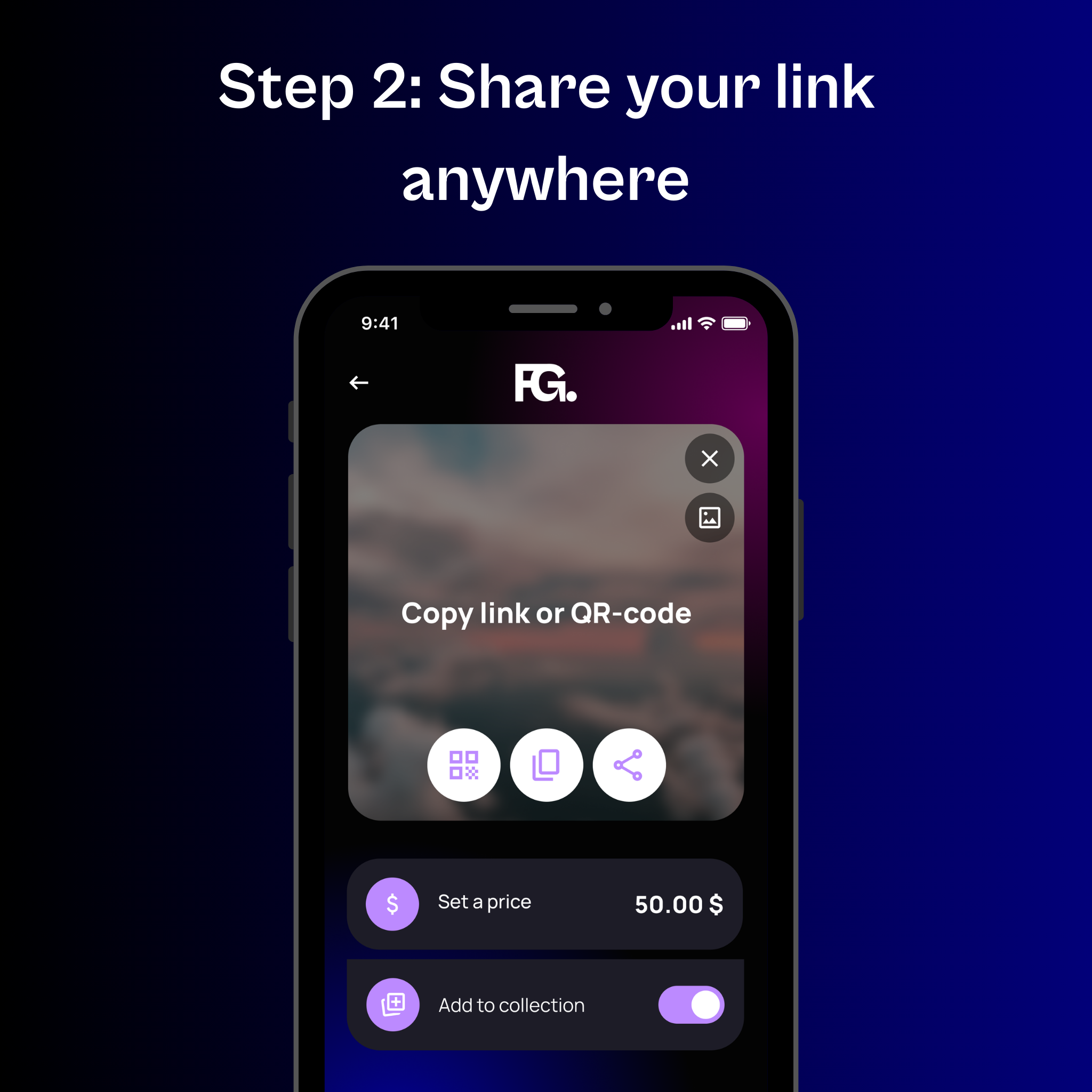 Get startet - upload media! Step 2: Upload your content