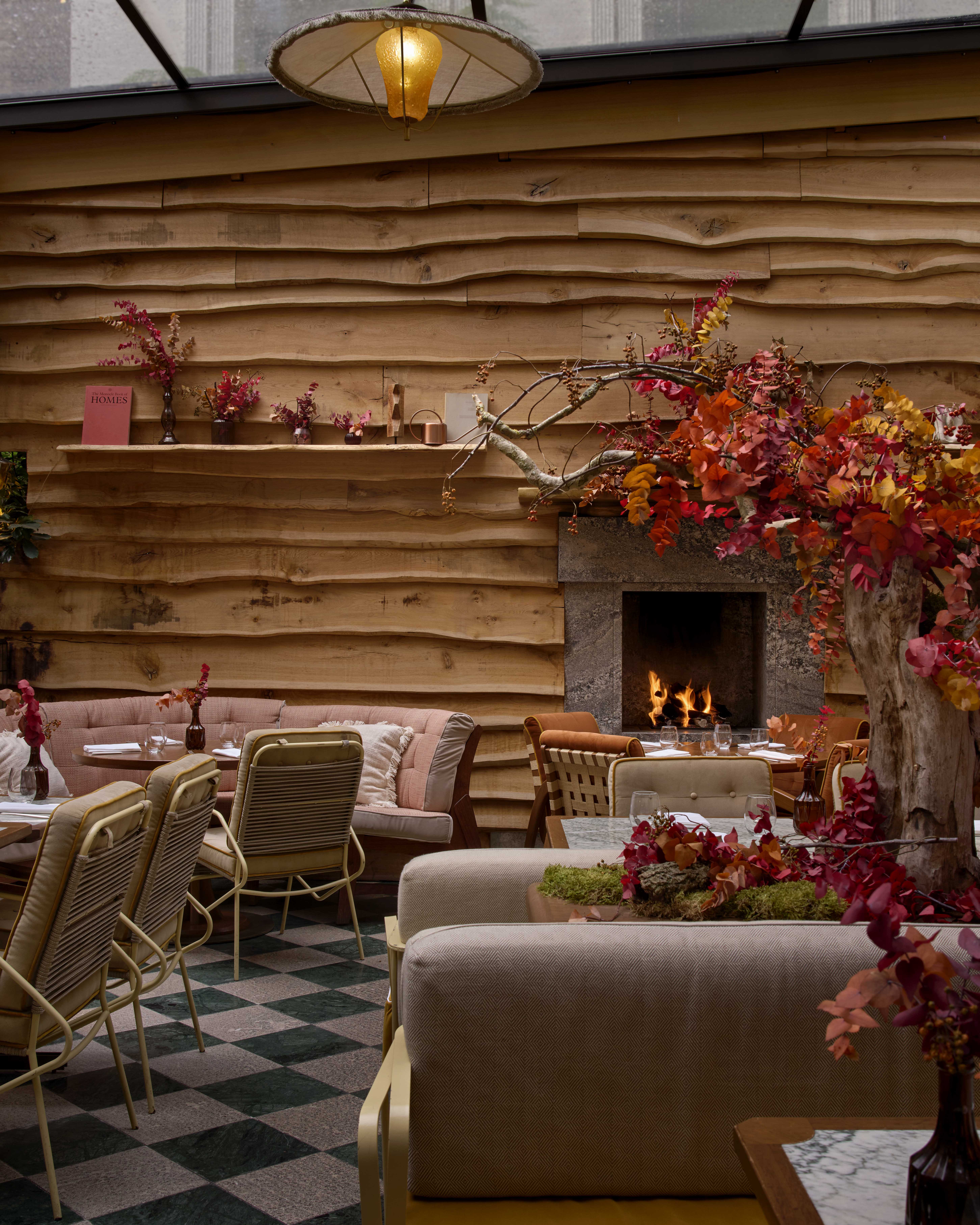 Autumn terrace