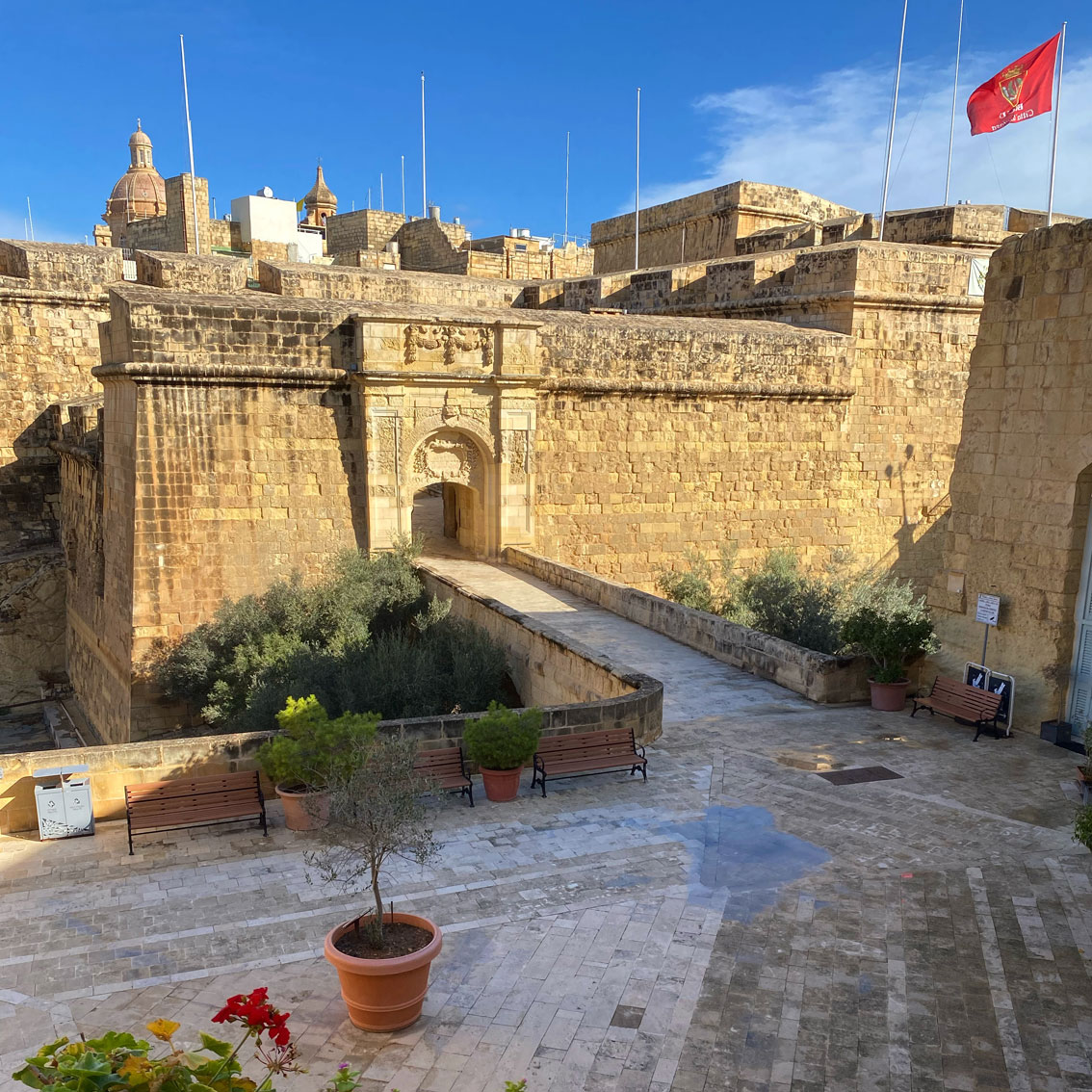 Fortifications of Malta. Vittoriosa.