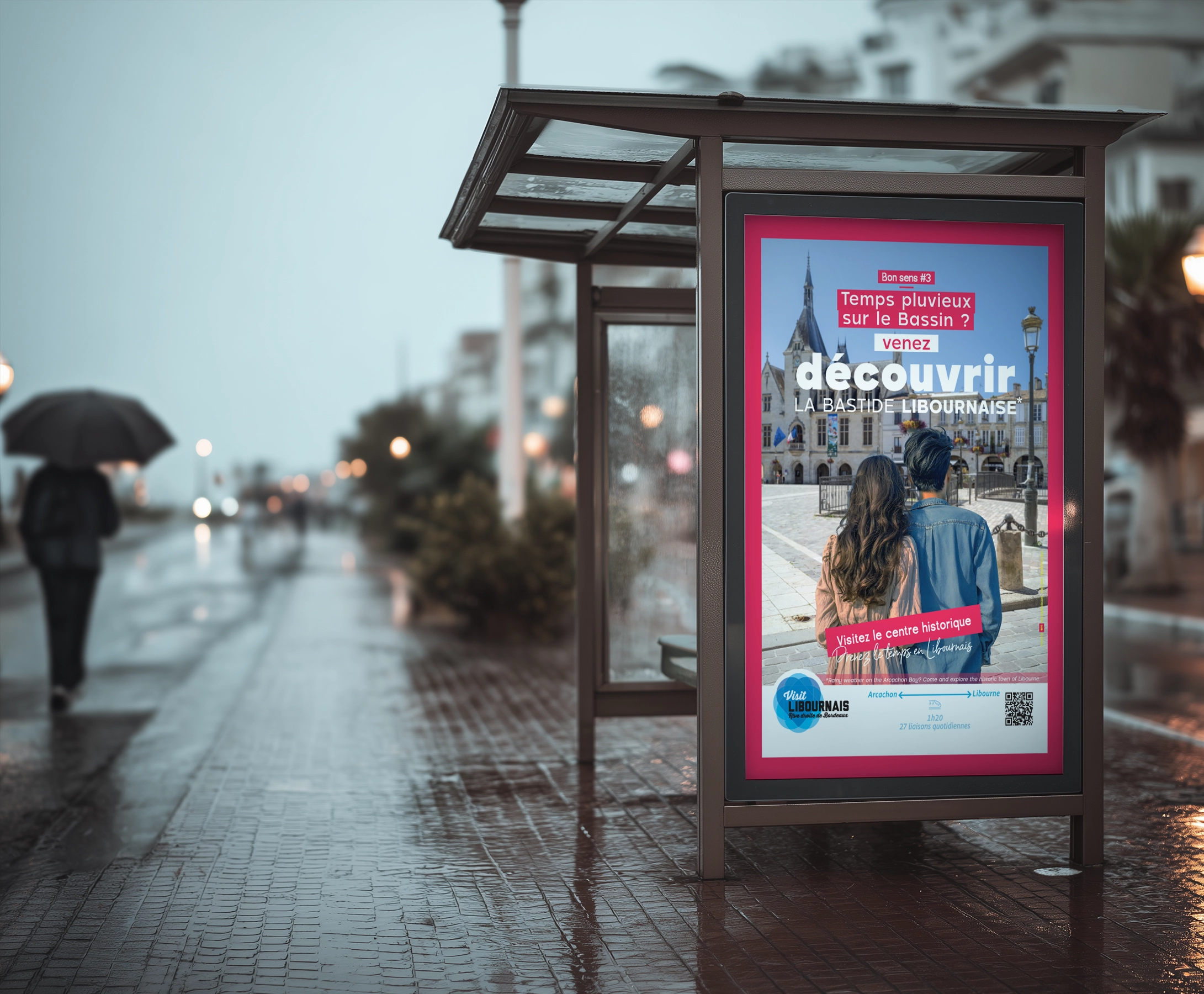 Annonce presse publicitaire dans un magazine local