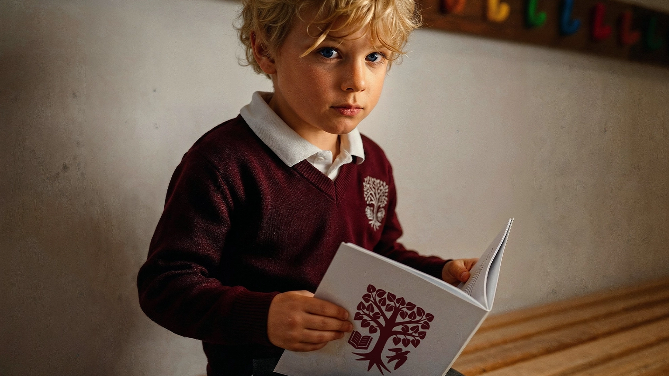 Spot vidéo publicitaire pour l'Ermitage International School combinant motion design et production audiovisuelle générée par IA