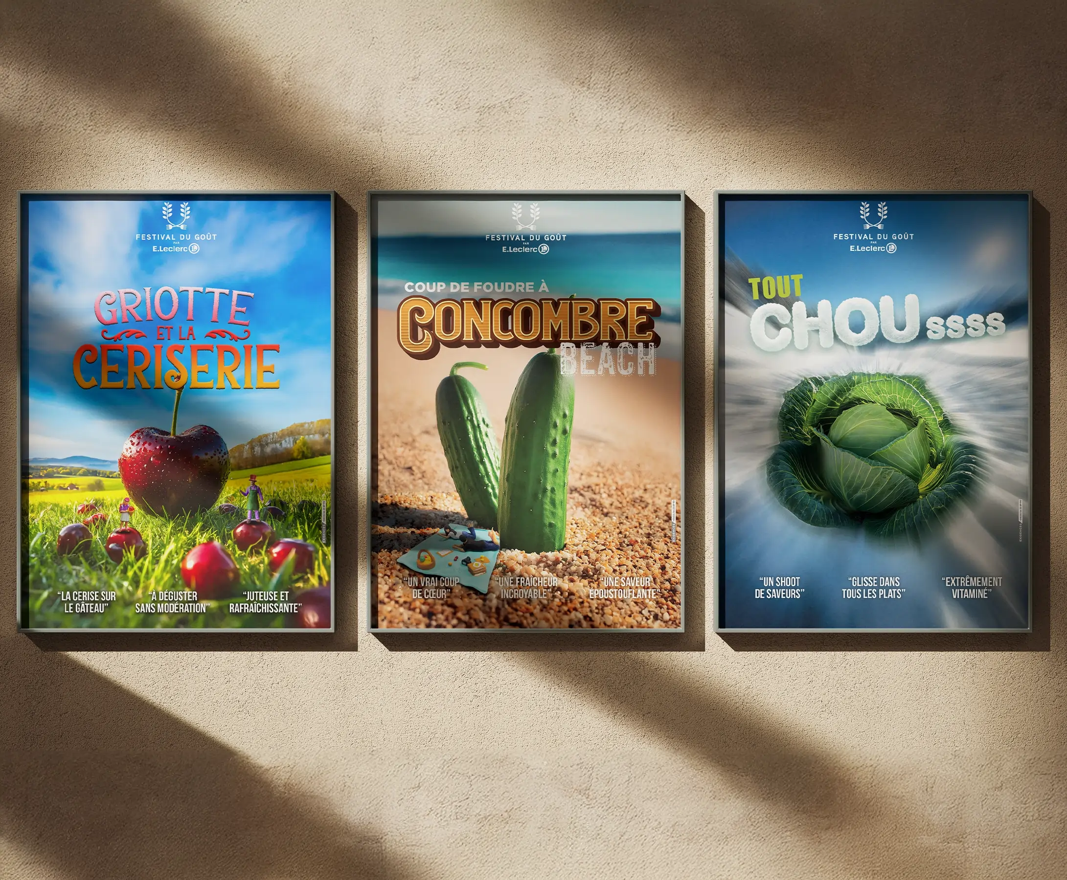 3 affiches parodiques de films pour présenter les légumes de la saison