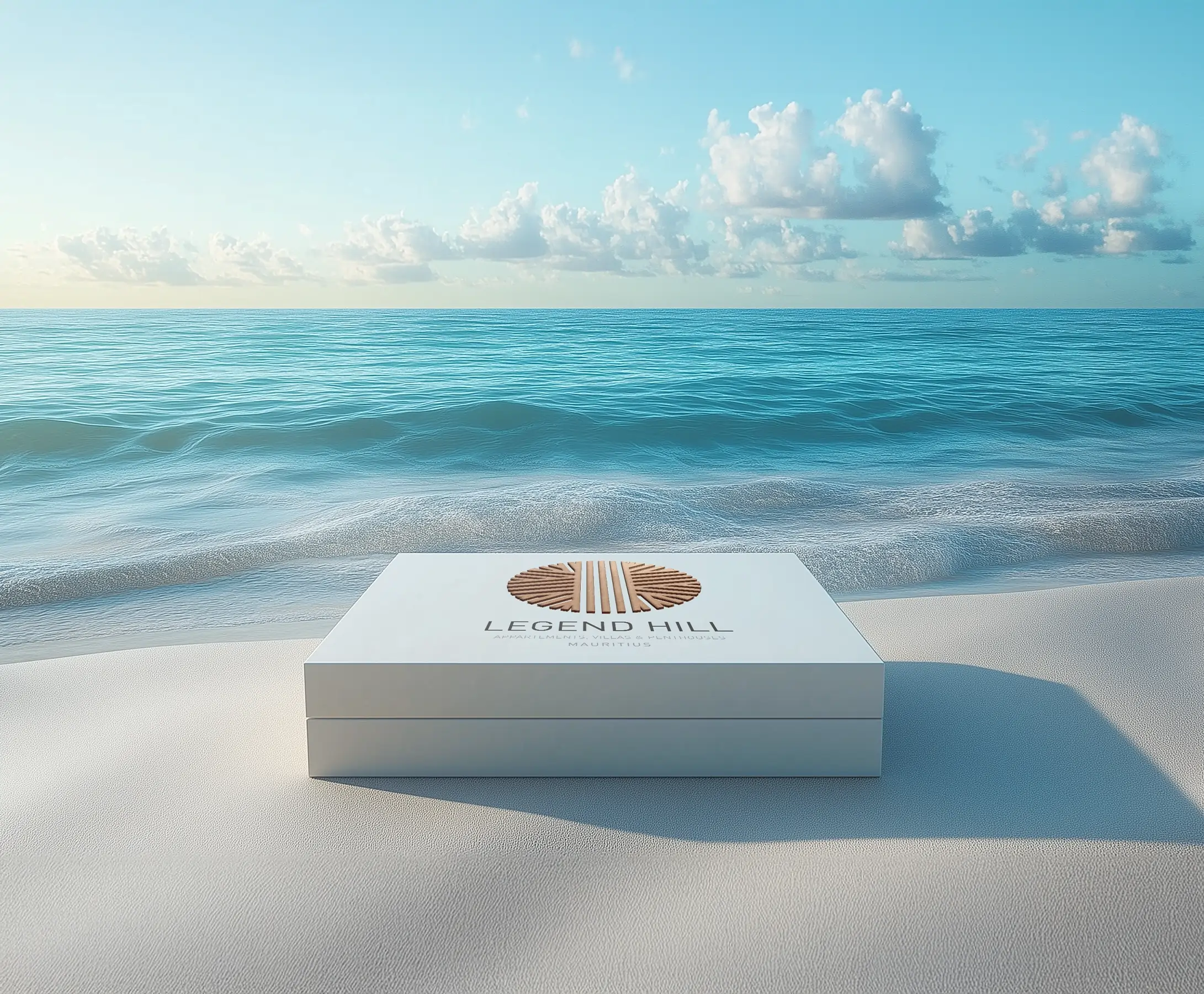 L'identité visuelle mise en avant sur le coffret "plaquette", un parfum de vacances