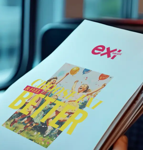 Le premier film augmenté à l'IA réalisé pour EXI pour dévoiler la nouvelle identité visuelle de l'agence 