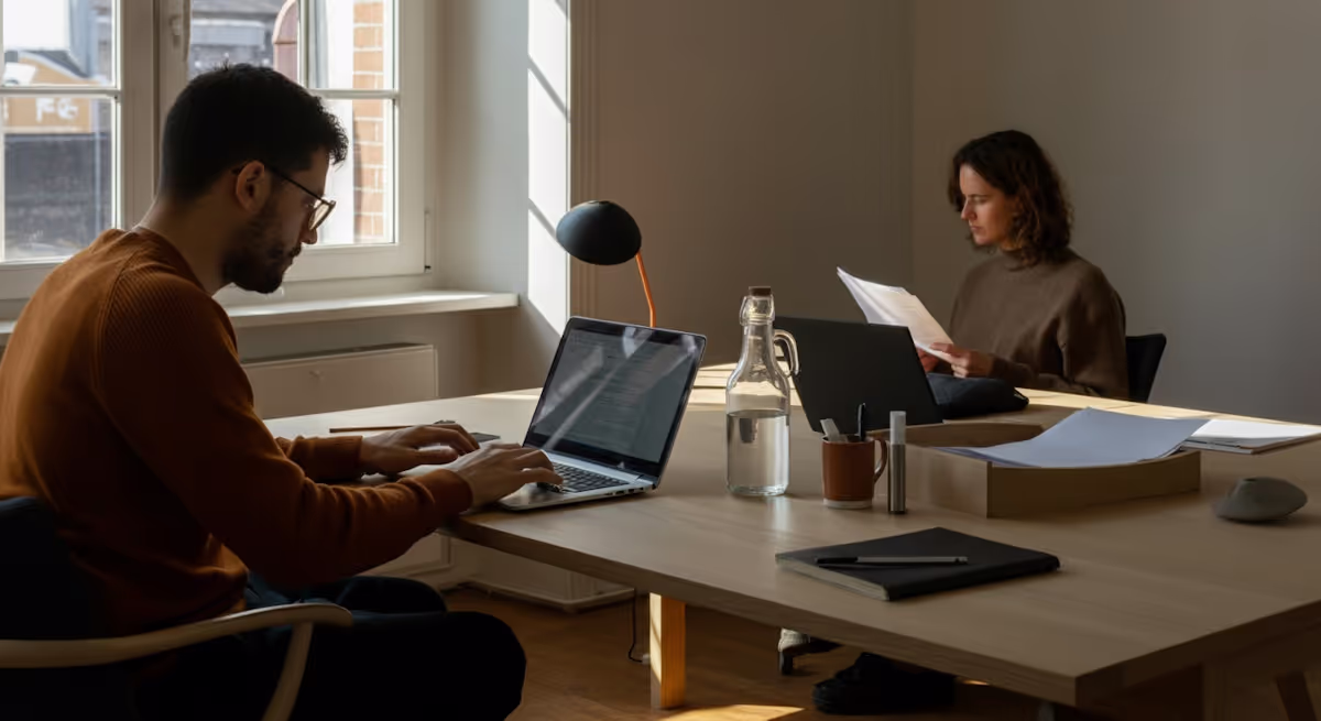 Collaborative Workspace with people