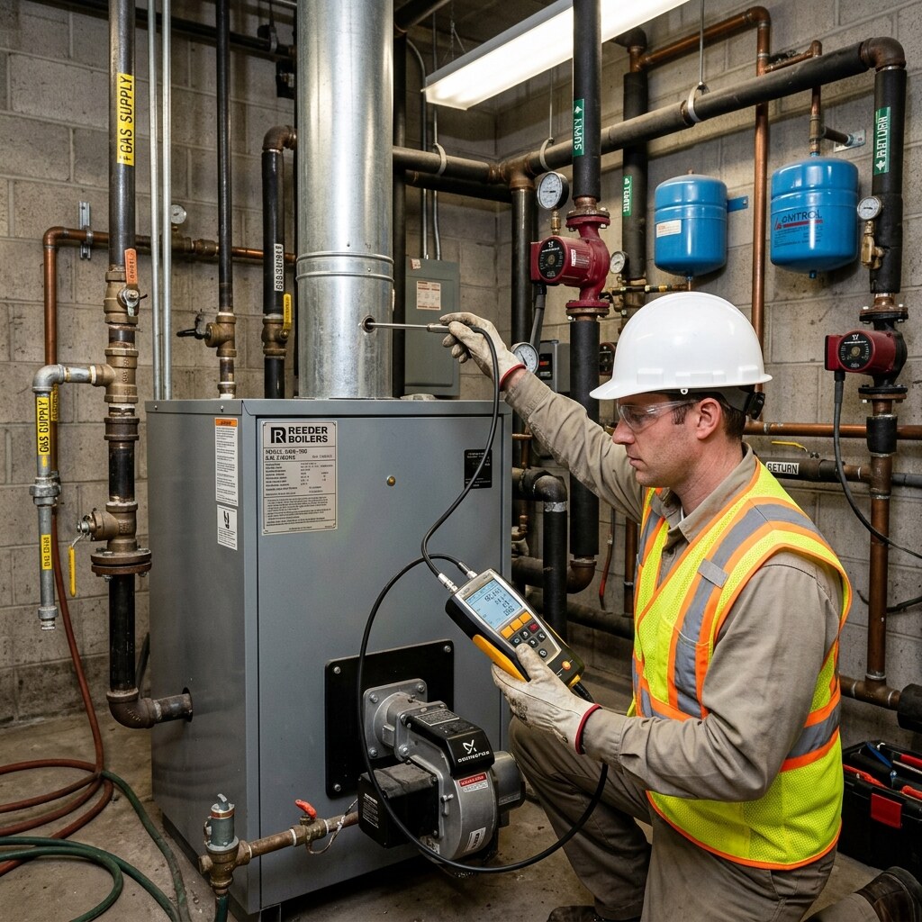 Mechanical system review for age, access, and condition.