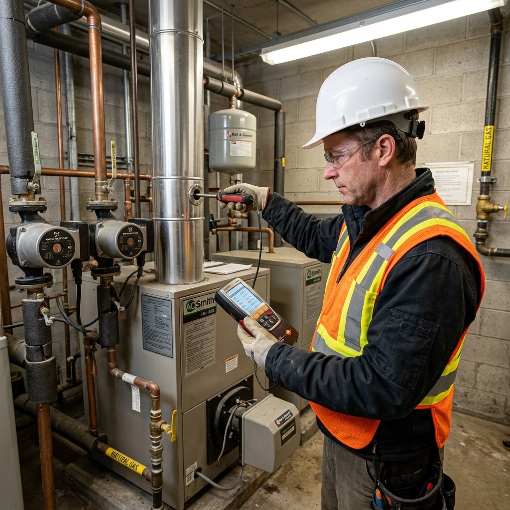 Mechanical system review for age, access, and condition.