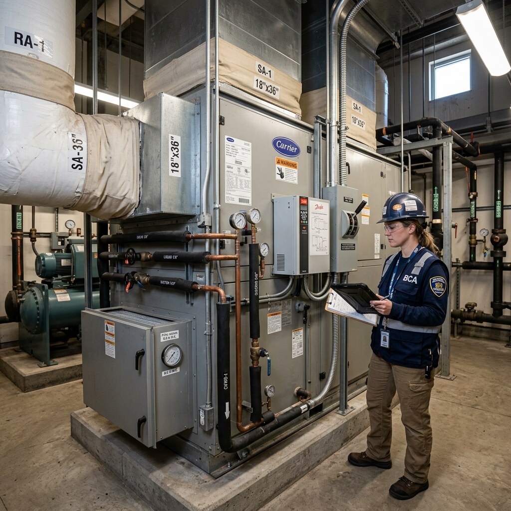 Ac System Type review for visible defects and service life.