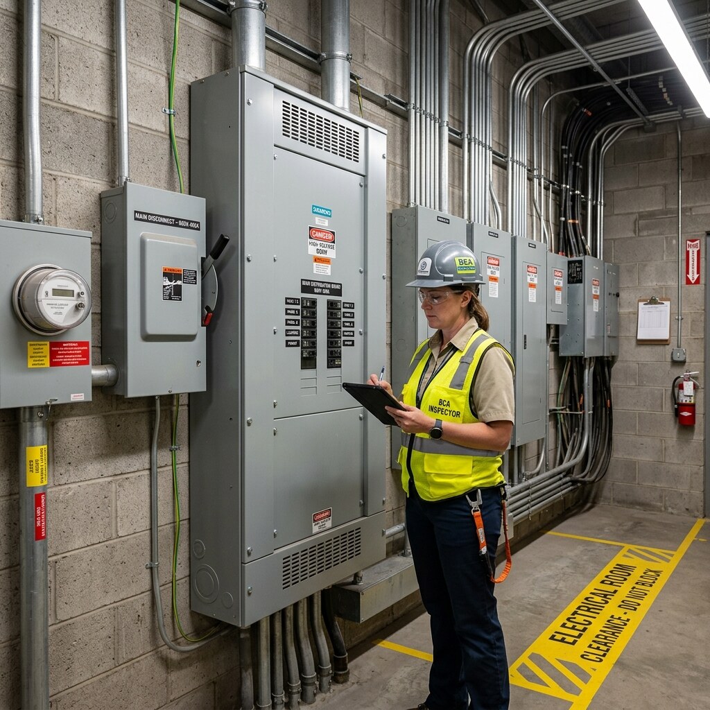 Electrical asset review for serviceability and safety.