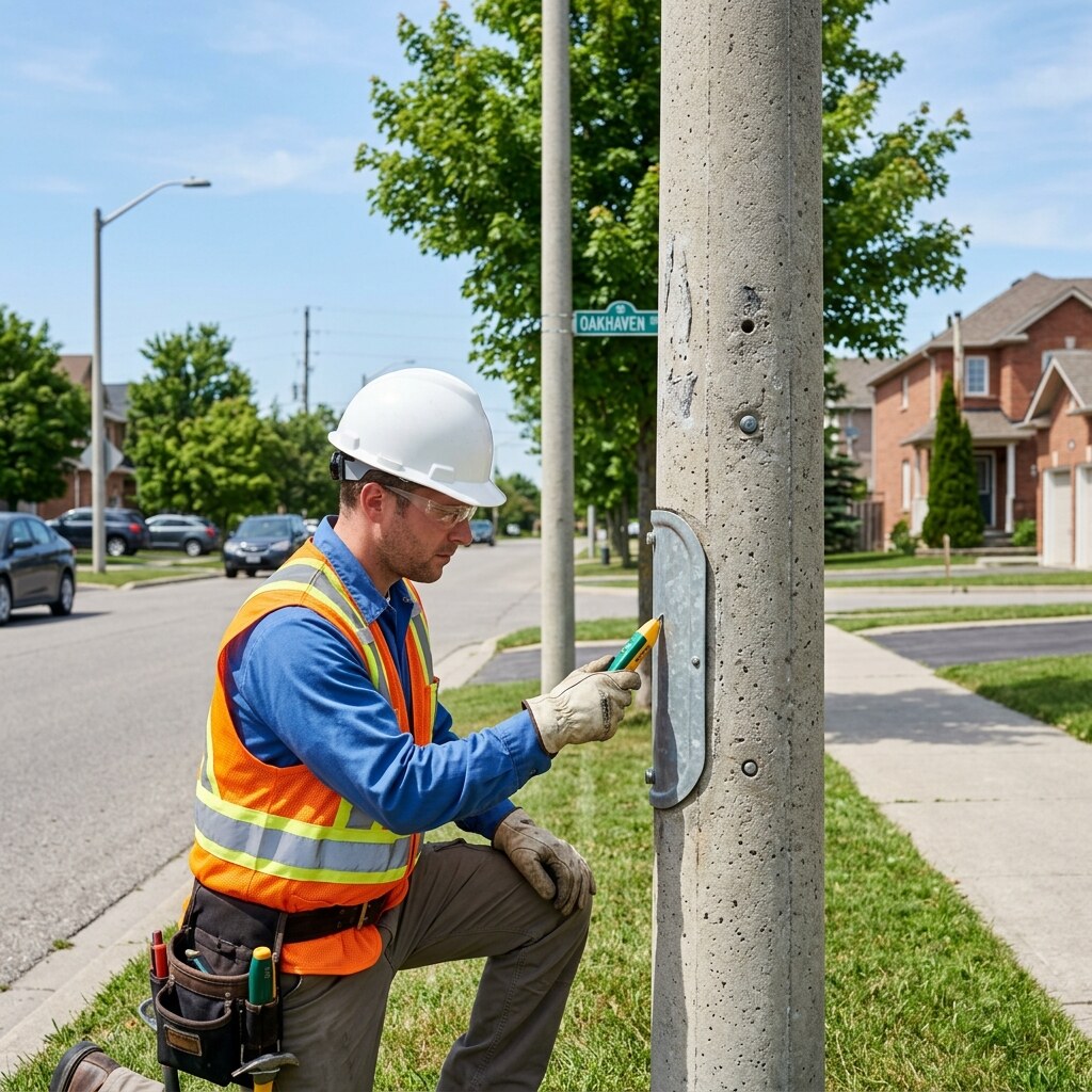Contact voltage screening for public and worker safety.