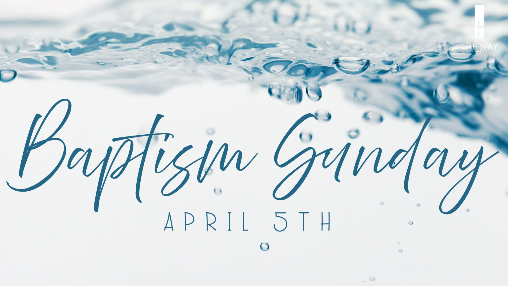 Baptism Sunday happening on October 5