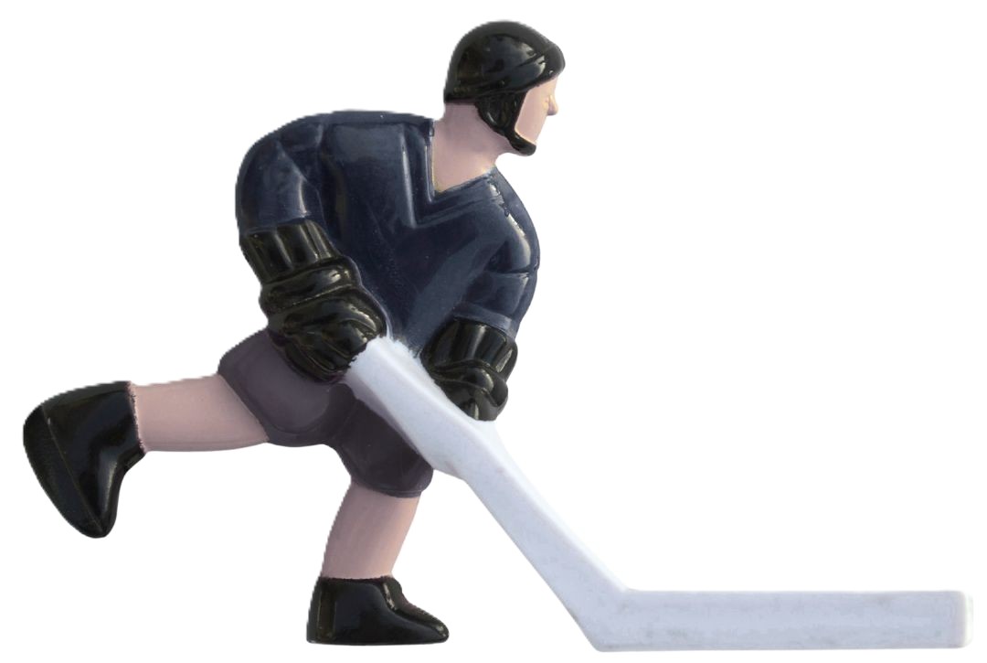 Illustration of hockey player.