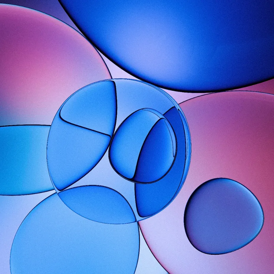 Abstract macro image of specialty chemical structures