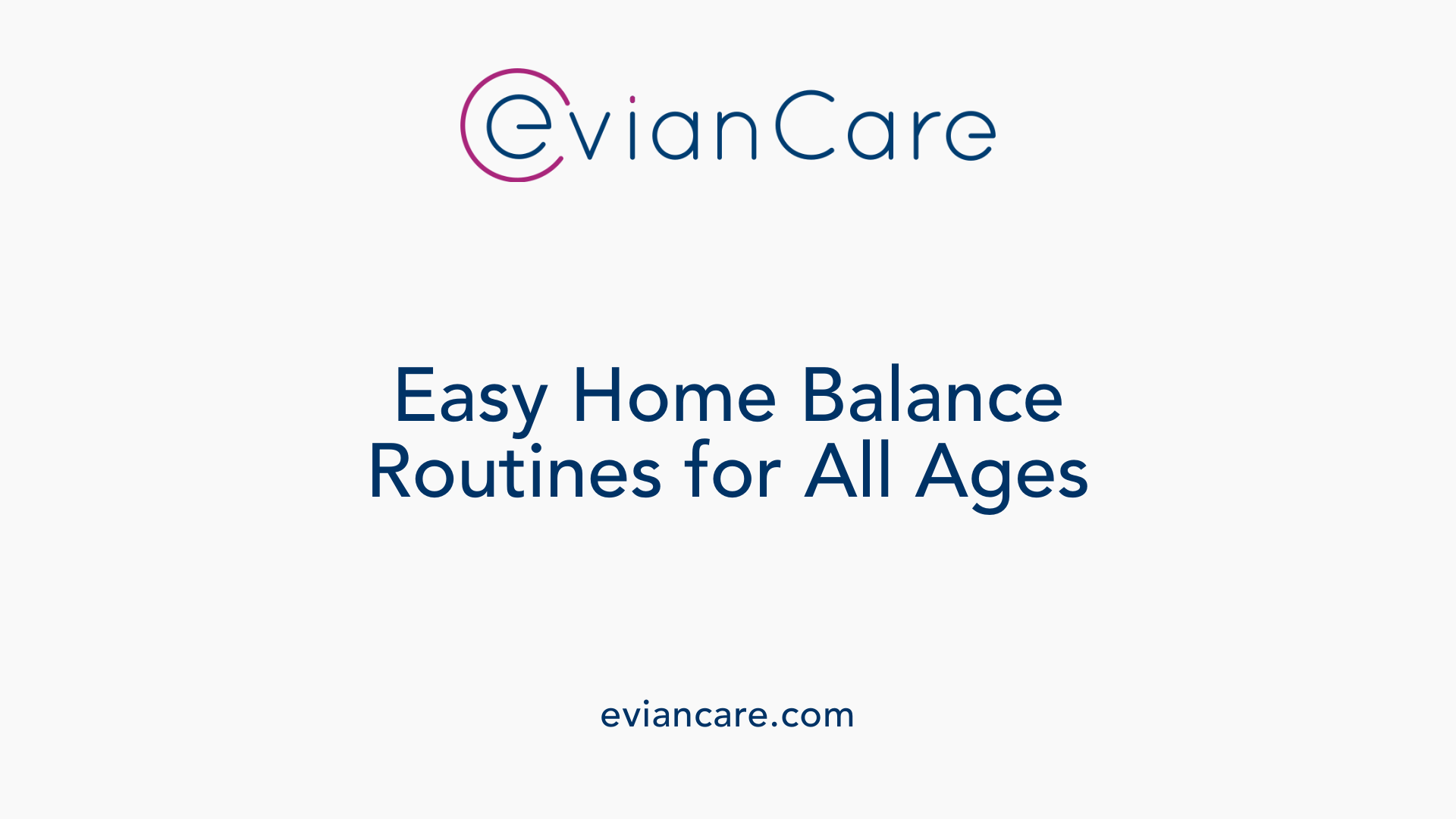 Easy Home Balance Routines for All Ages