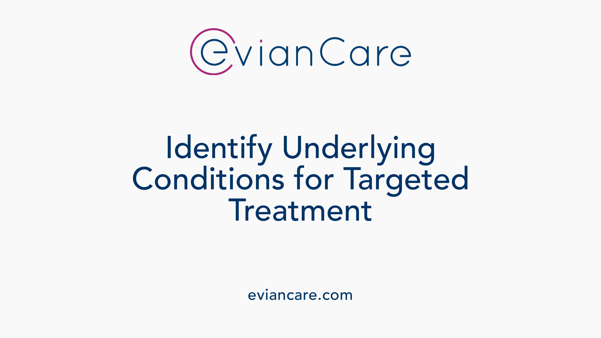 Identify Underlying Conditions for Targeted Treatment