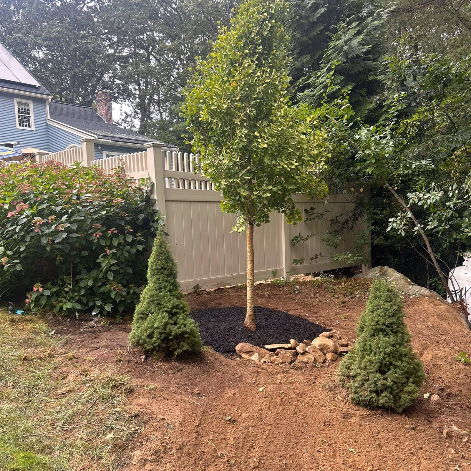 Winter Harbor Snow Management LLC summer landscaping transformation Sudbury MA