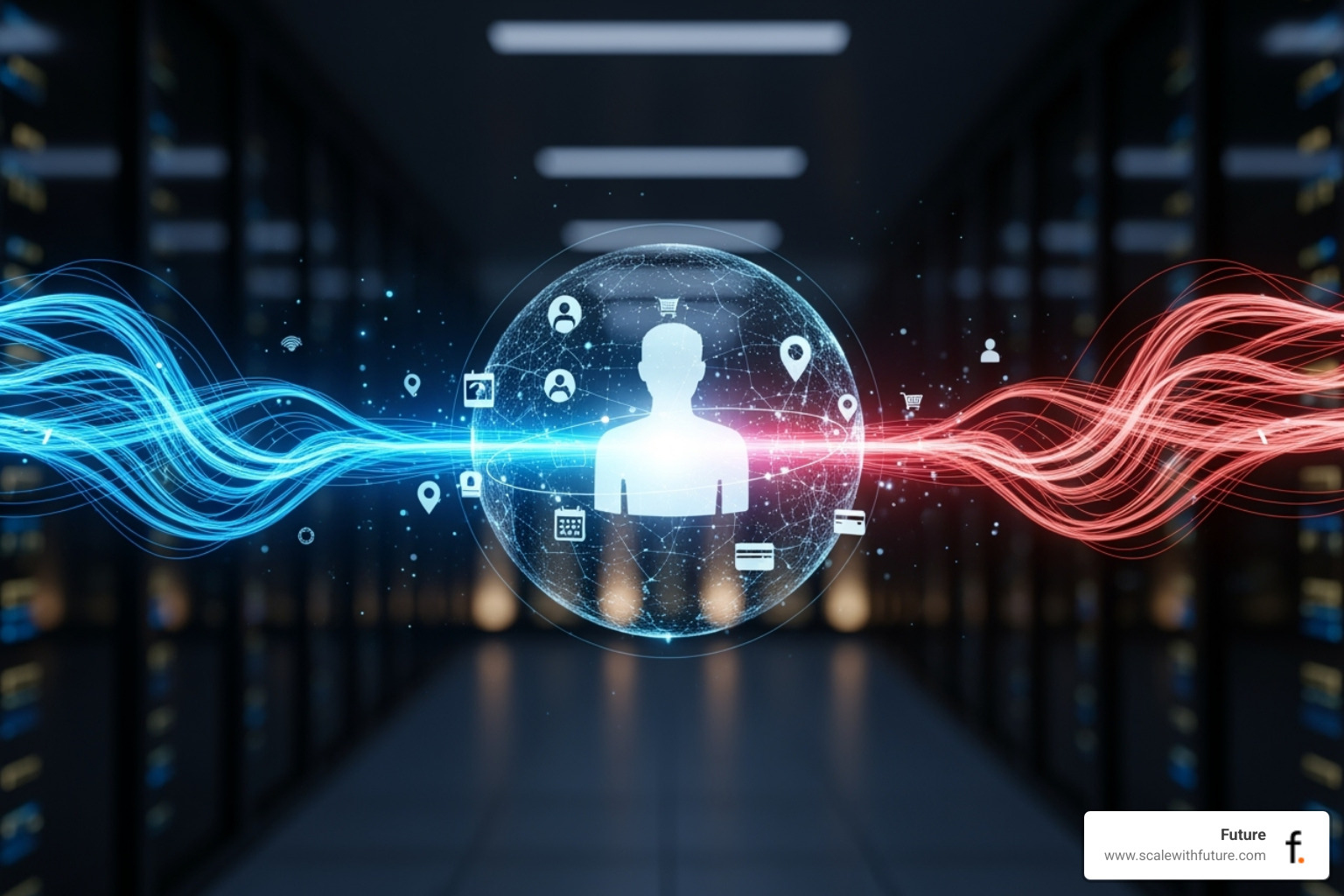 data flowing into a central customer profile - Customer acquisition strategy