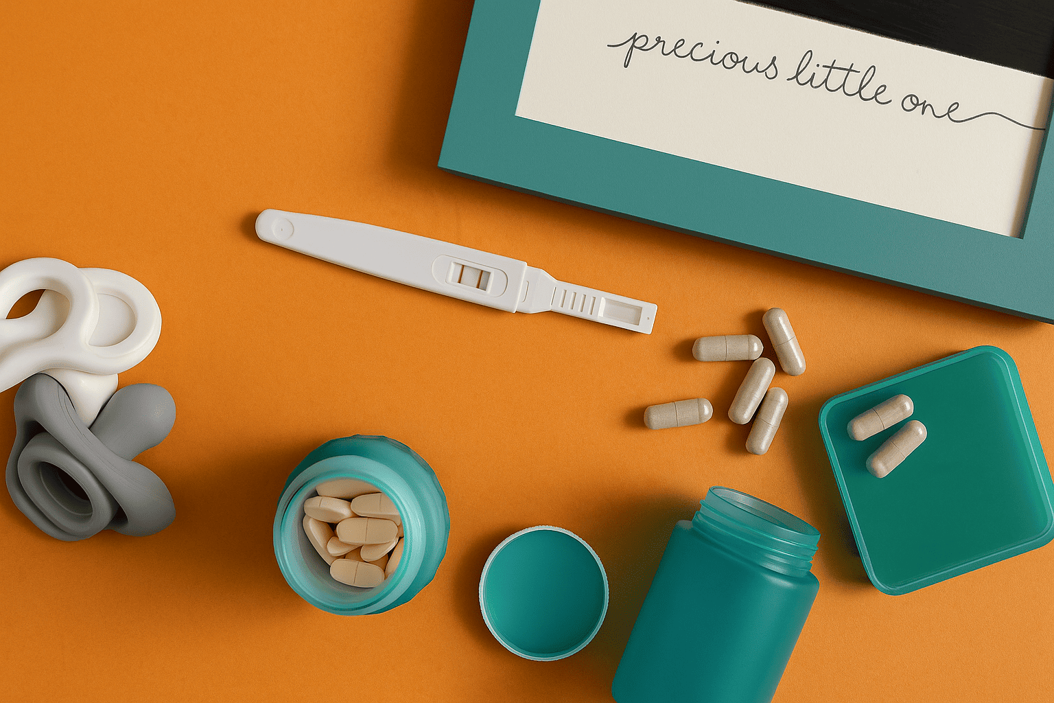 retention orange background